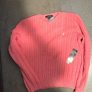 Ralph Lauren Pink Sweater M with tag